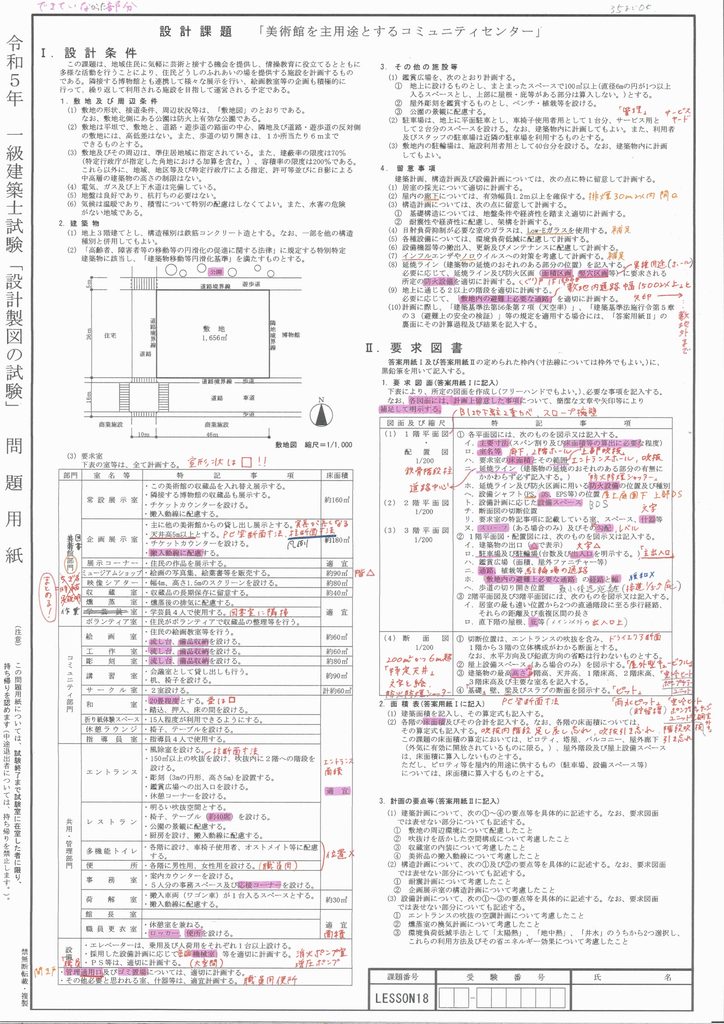 試験本番に持参した自作のミスリスト（抜けもれチェックリスト）